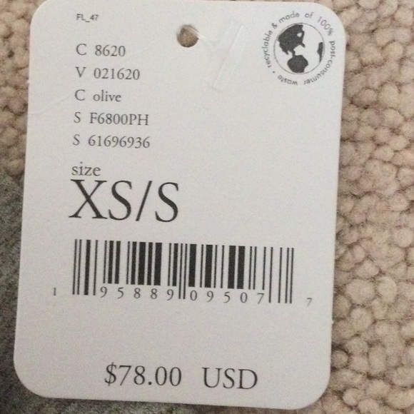 FREE PEOPLE Good Karma HIGH RISE 7/8 leggings - Heather Olive - XS/S - NWT - Picture 2 of 7